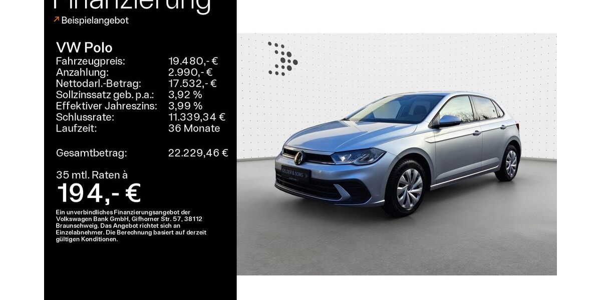 VW Polo 17.700 km 19.480 &euro; Bad Kissingen 97688