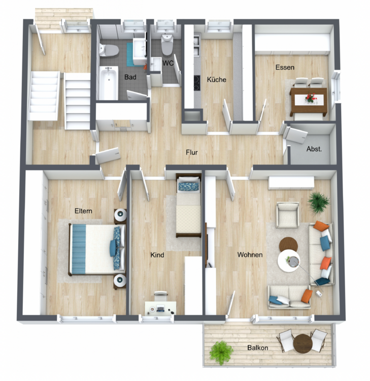 Wohnung zum Mieten in Fürth 1.390 € 96 m²