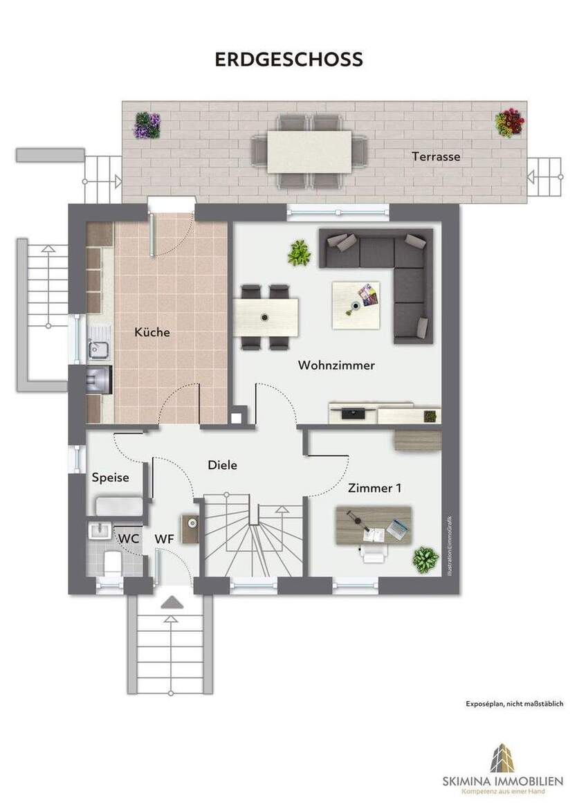 Charmantes Einfamilienhaus in ruhiger Lage von Nbg.-Worzeldorf! 4 zimmer