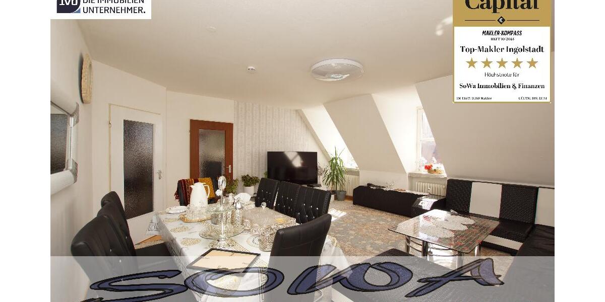 Renditeobjekt! Schicke 4,5 Zimmer Wohnung mit Tiefgaragenstellplatz im Zentrum in Neuburg - Ein Objekt von Ihrem Immobilienpartner SOWA Immobilien und Finanzen 4.5 zimmer