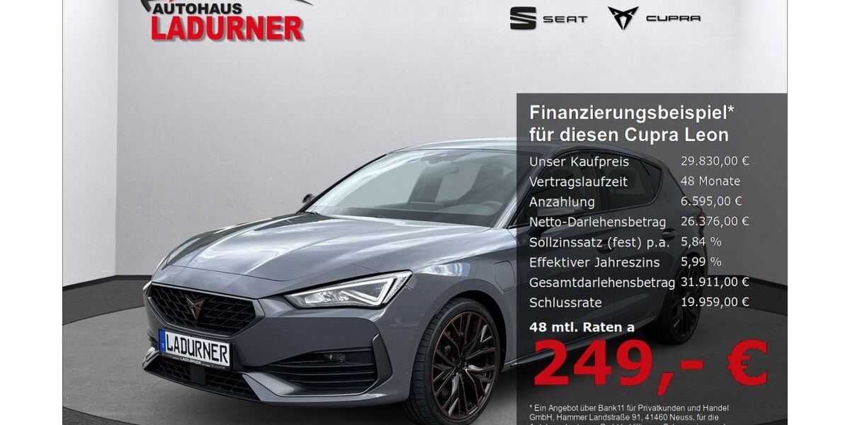 Cupra Leon 36.820 km 29.830 &euro; Villingen-Schwenningen 78052