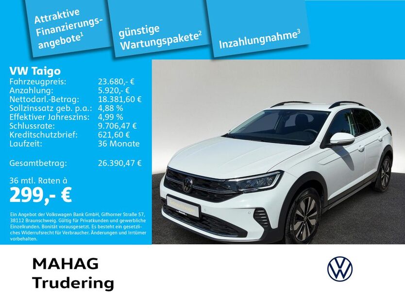 VW Taigo 4.812 km 22.981 € München 81825