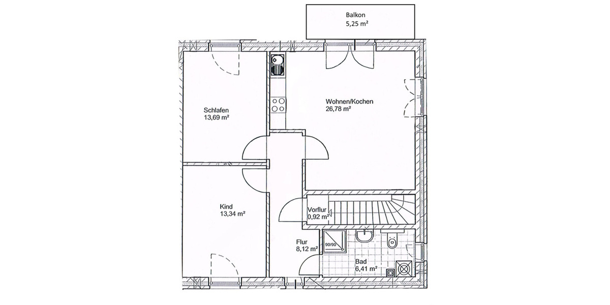 Moderne Wohnung in der 1. Etage in Grömitz zu vermieten 3 zimmer