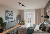 Exklusive 1-Zimmer-Wohnung mit großem Panoramablick über den Dächern von Berlin