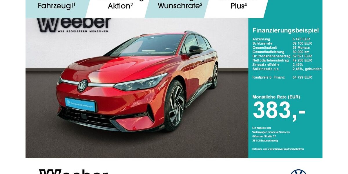 VW ID.7 10.493 km 54.519 &euro; Calw 75365