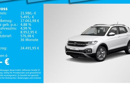 VW T-Cross 34.260 km 21.980 € München 80935