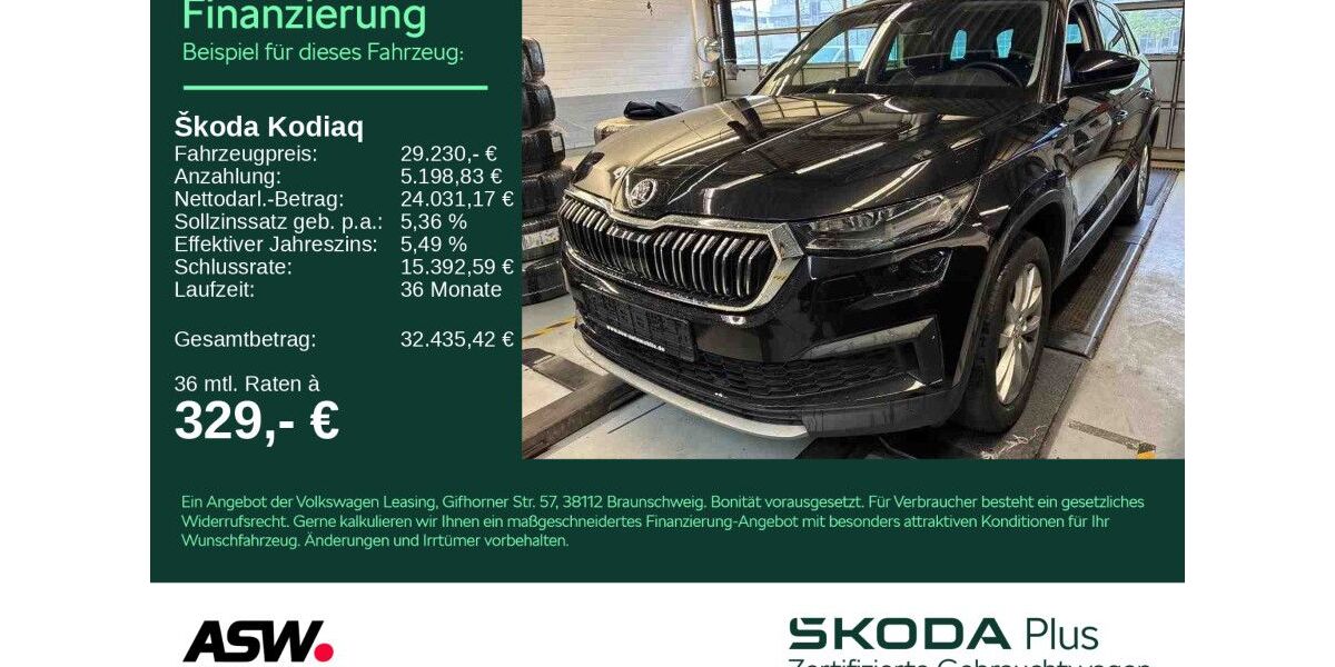 Skoda Kodiaq 95.800 km 28.360 &euro; Weinsberg 74189