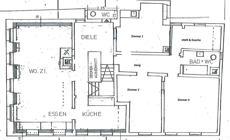 Etagenwohnung Waldenburg - 4 Zimmer, 108 m&sup2;, 1.100&euro; | Angebot:26238383