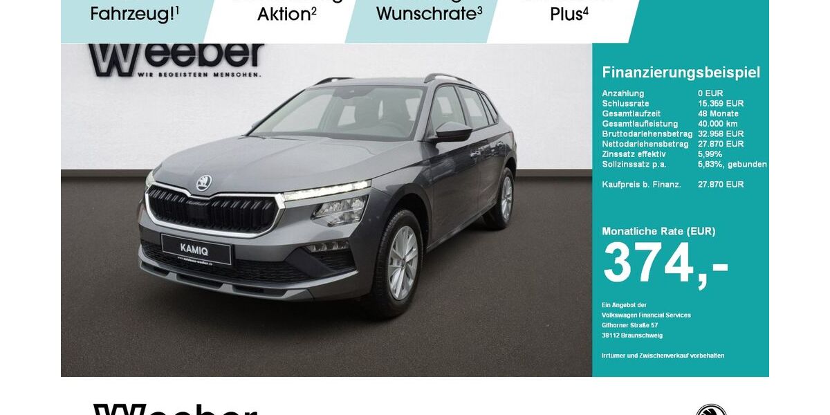 Skoda Kamiq 8.900 km 27.270 &euro; Calw 75365