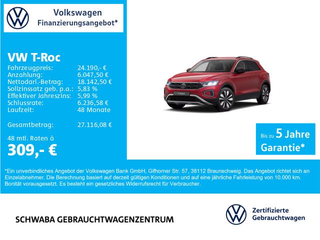 VW T-Roc 5.160 km 24.190 &euro; Gersthofen 86368