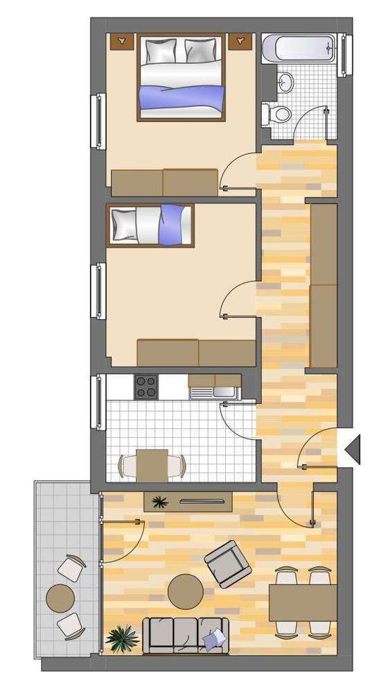 Wohnung zum Mieten in Neuss 661 € 71.19 m²