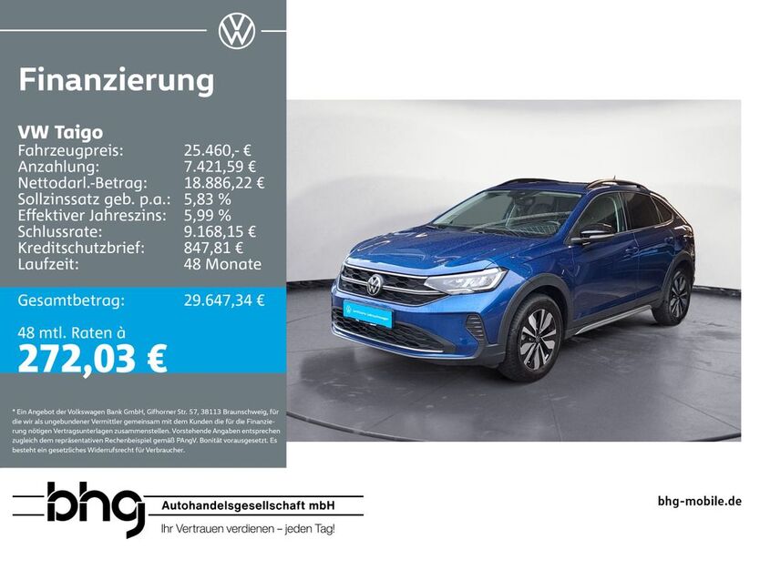 VW Taigo 3.467 km 25.460 € Bühl 77815