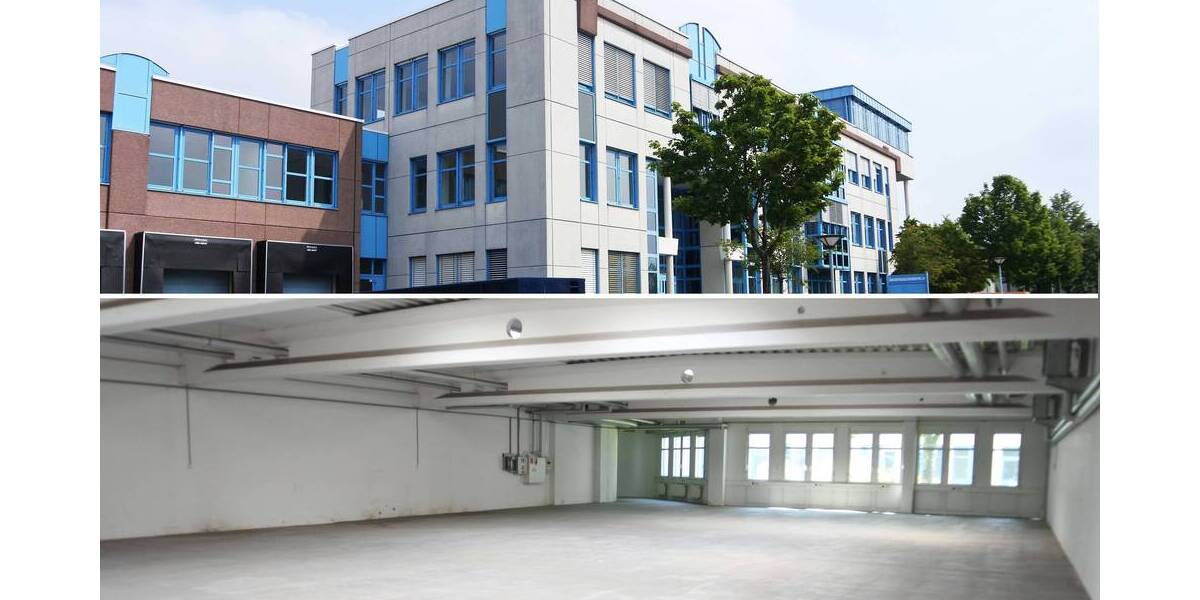 Freie Produktions-Lagerhalle mit Bürofl., 2 Rolltore, gr. Laderampe m. Scherbühne zimmer