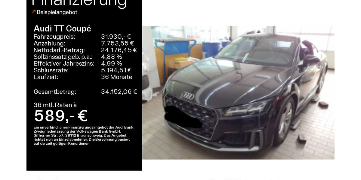 Audi TT 37.919 km 31.930 &euro; Hofheim 65719
