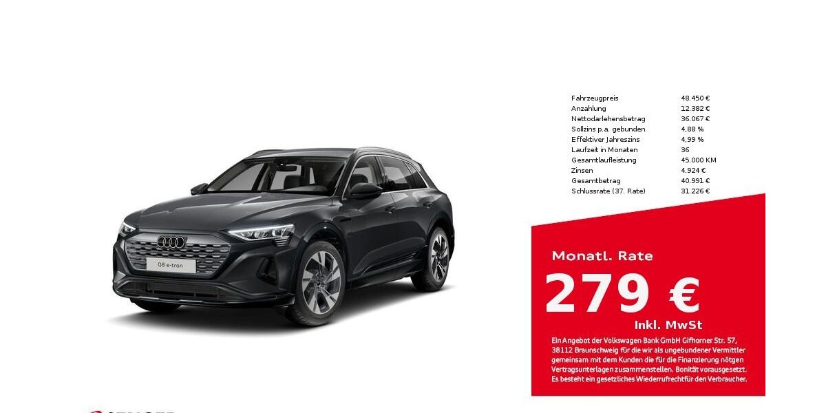 Audi Q8 e-tron 44.100 km 48.450 &euro; Lübeck 23556