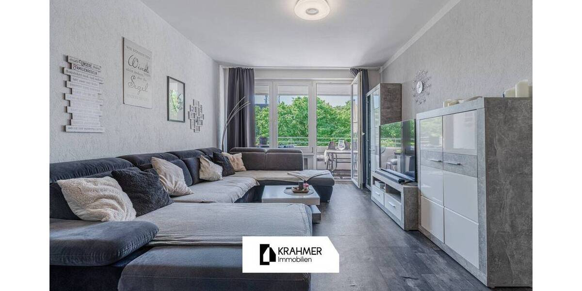 Moers-Asberg: Freundliche, vermietete Eigentumswohnung mit Loggia und Blick ins Grüne 2 zimmer