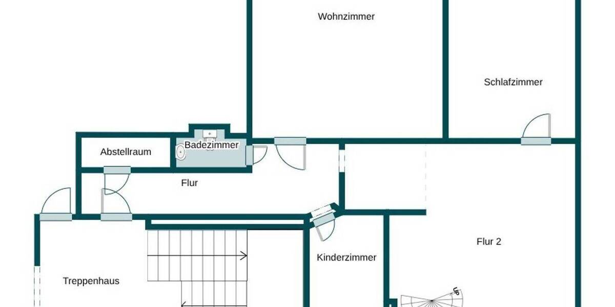 Etagenwohnung Chemnitz Kappel - 3 Zimmer, 99 m&sup2;, 98.000&euro; | Angebot:26513700