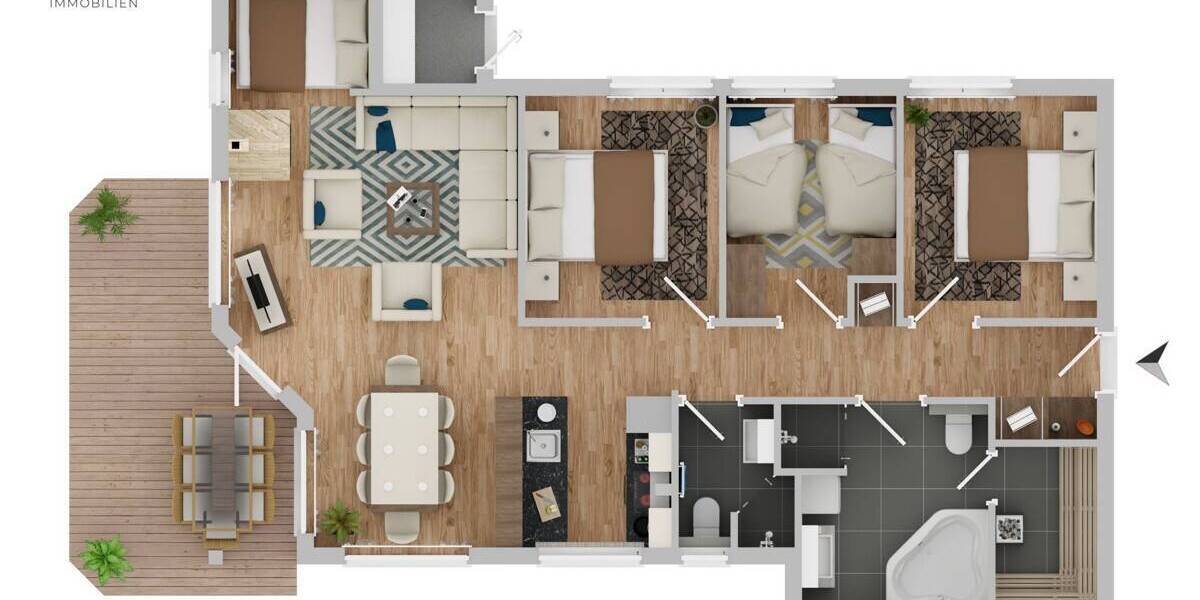 Mehrfamilienhaus, Wohnhaus Großenbrode - 4 Zimmer, 78 m&sup2;, 320.000&euro; | Angebot:25675460