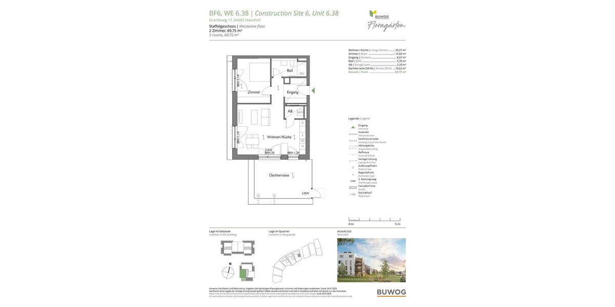 Etagenwohnung Naunhof - 2 Zimmer, 69 m&sup2;, 355.000&euro; | Angebot:26426384