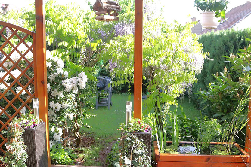 Erdgeschoßwohnung mit Garten, Terrasse und Garage in ruhiger Lage von Riegelsberg