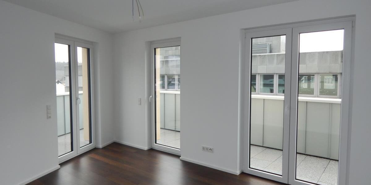 Blick über die Stadt- Altersgerechte helle Penthousewohnung an der Fußgängerzone - Einfamilienhaus Trier Nord | Angebot:25158371