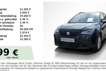 Seat Arona 14.450 km 21.450 &euro; Lauf an der Pegnitz 91207