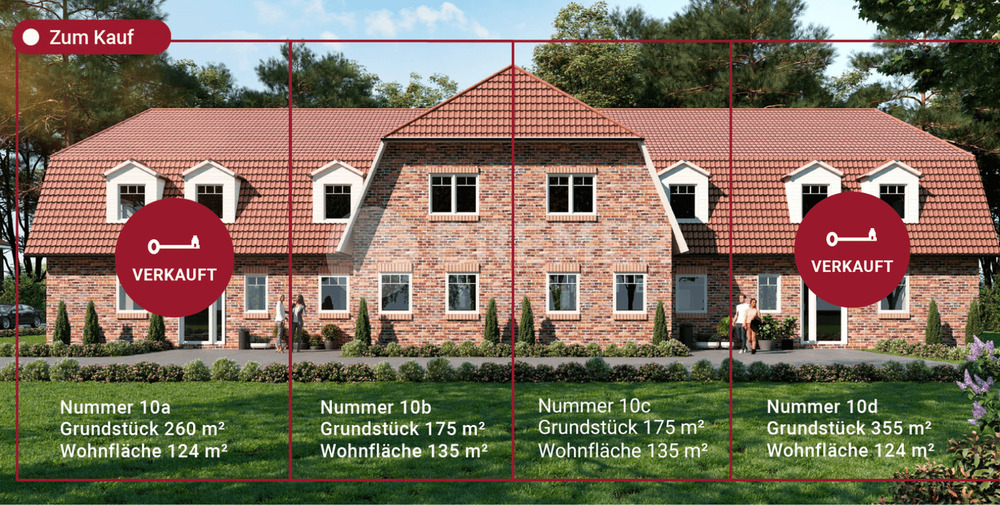 Reihenmittelhaus Lüneburg Häcklingen - 4 Zimmer, 135 m&sup2;, 564.000&euro; | Angebot:26358934