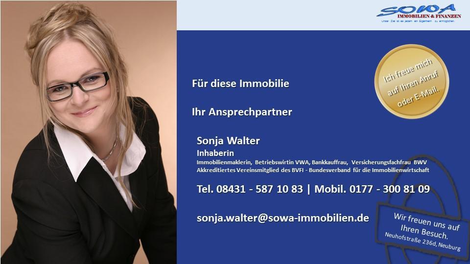Moderne 3 Zimmer Wohnung mit Balkon und TG-Stellplatz in Neuburg - Zentrumsnah! - Ein Objekt von Ihrem Immobilienpartner SOWA Immobilien und Finanzen