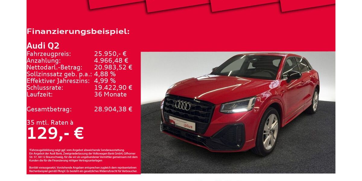 Audi Q2 38.216 km 25.950 &euro; Hannover 30179