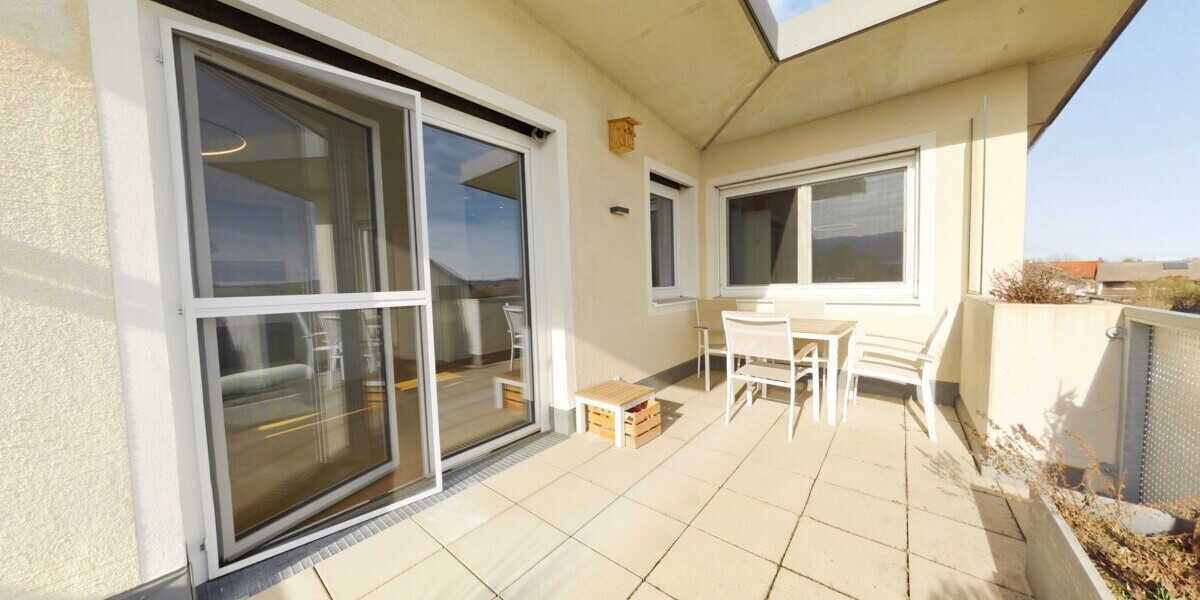 Moderne 3-Zimmer-Wohnung mit Alpenblick und Dachterrasse in Freilassing - Etagenwohnung Freilassing Freilassing | Angebot:25361692