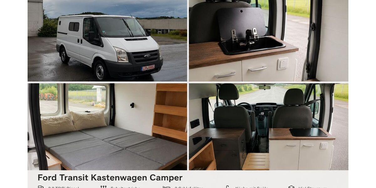 Ford Transit 223.000 km 8.600 &euro; Horn 32805