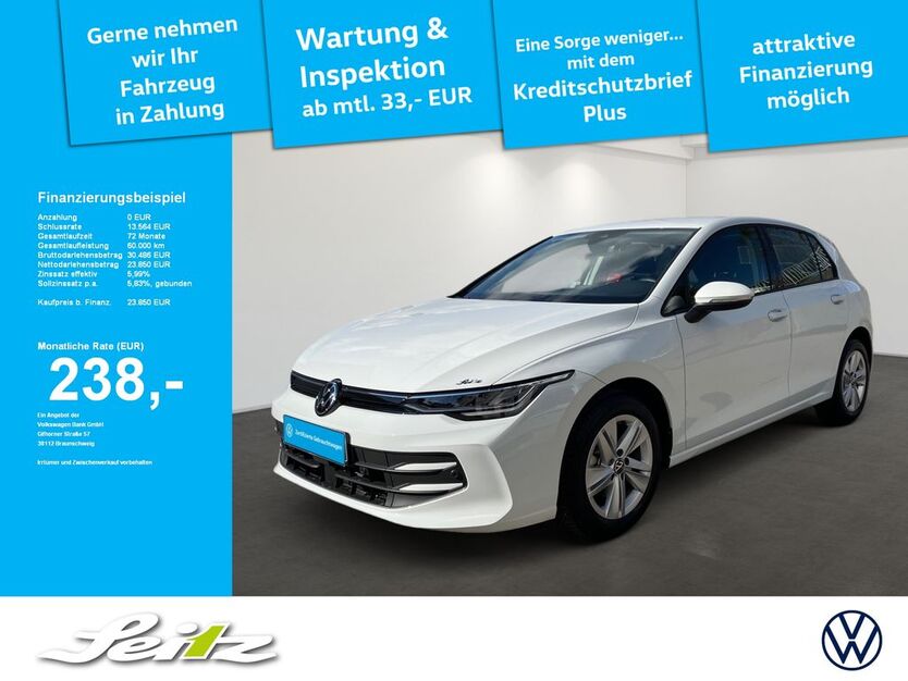 VW Golf 7.830 km 23.850 € Wangen im Allgäu 88239