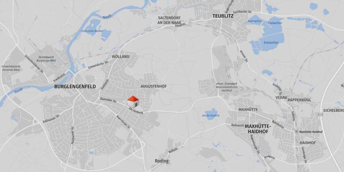 Etagenwohnung Burglengenfeld Augustenhof - 3 Zimmer, 81 m&sup2;, 866&euro; | Angebot:24790693