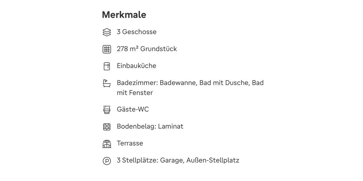 Einfamilienhaus Villingen-Schwenningen Kopsbühl - 5 Zimmer, 125 m&sup2;, 448.000&euro; | Angebot:26312416