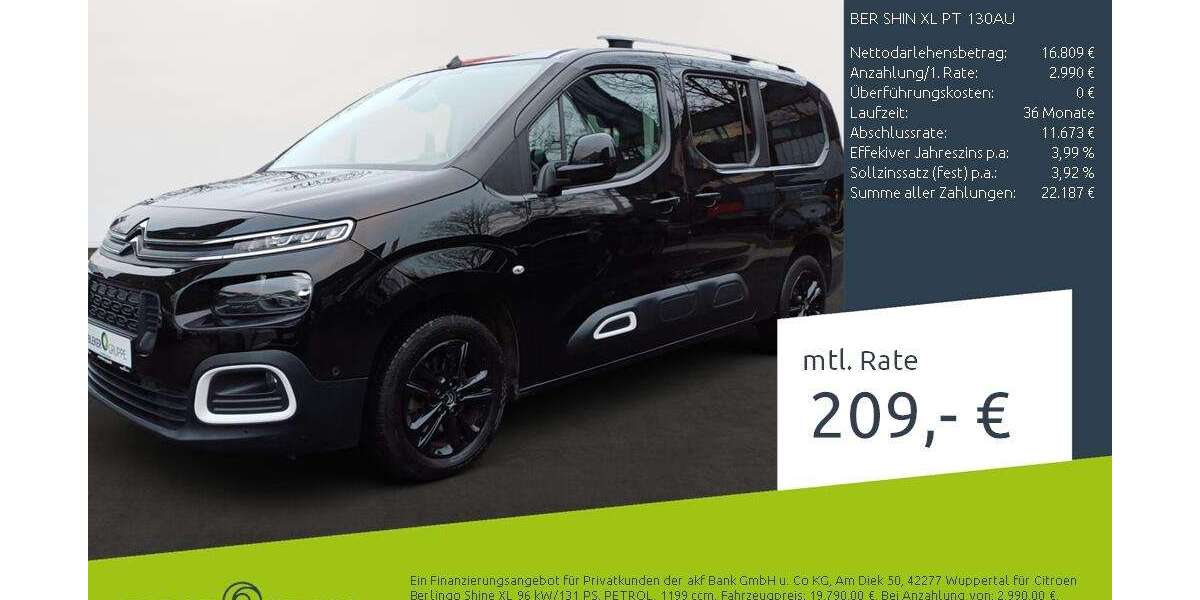 Citroen Berlingo 80.072 km 19.799 &euro; Dortmund 44263