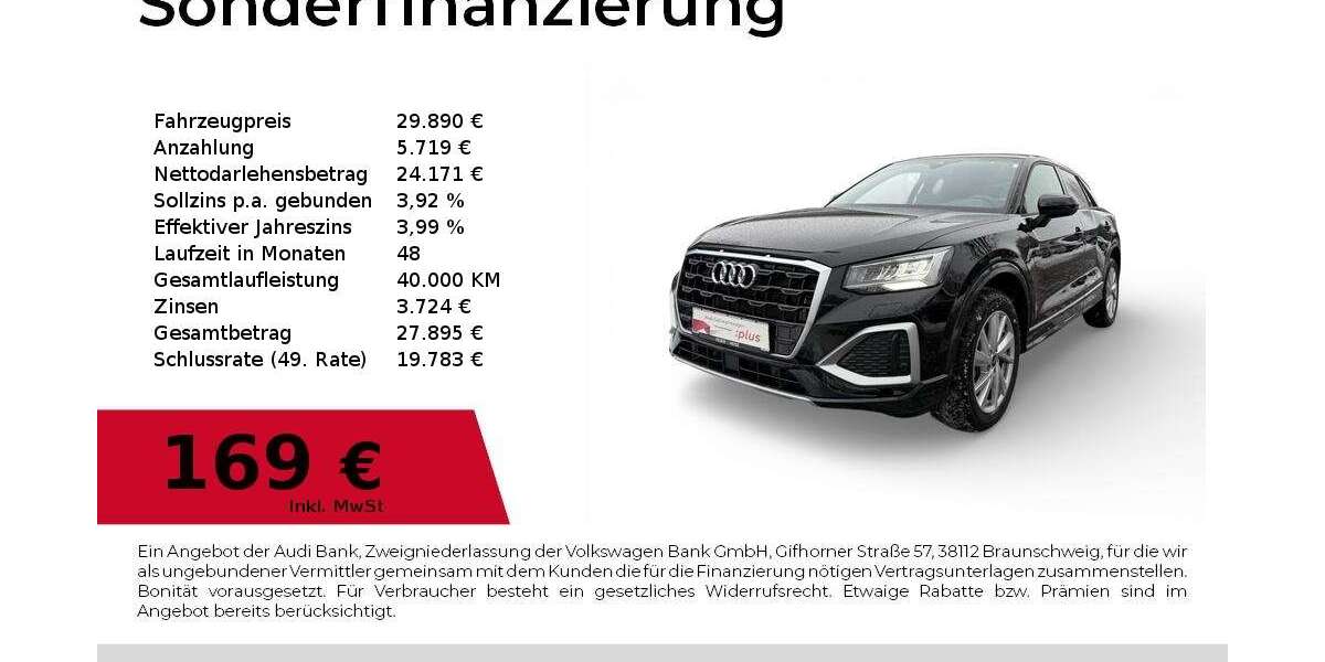 Audi Q2 12.205 km 29.890 &euro; Dessau 06842
