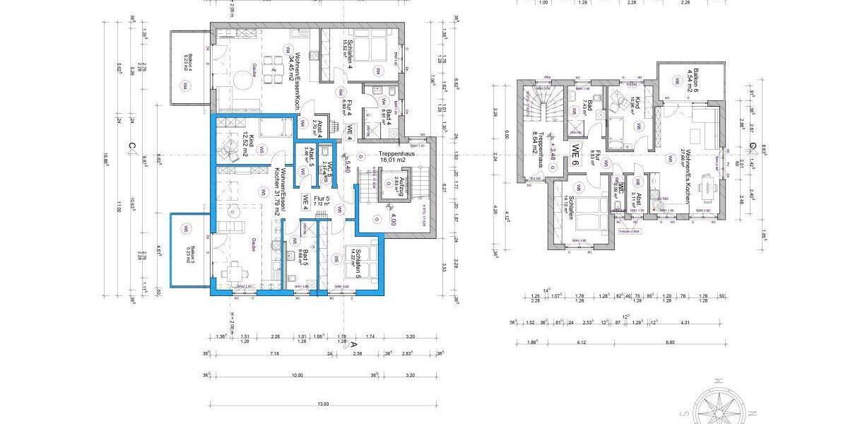 Etagenwohnung Villingen-Schwenningen Marbach - 3 Zimmer, 85 m&sup2;, 365.800&euro; | Angebot:26093503