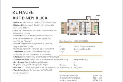 Moderne 2 Zimmer Wohnung auf dem Asterstein