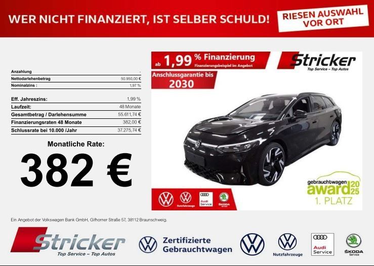 VW ID.7 11.026 km 50.949 € Horn-Bad Meinberg 32805