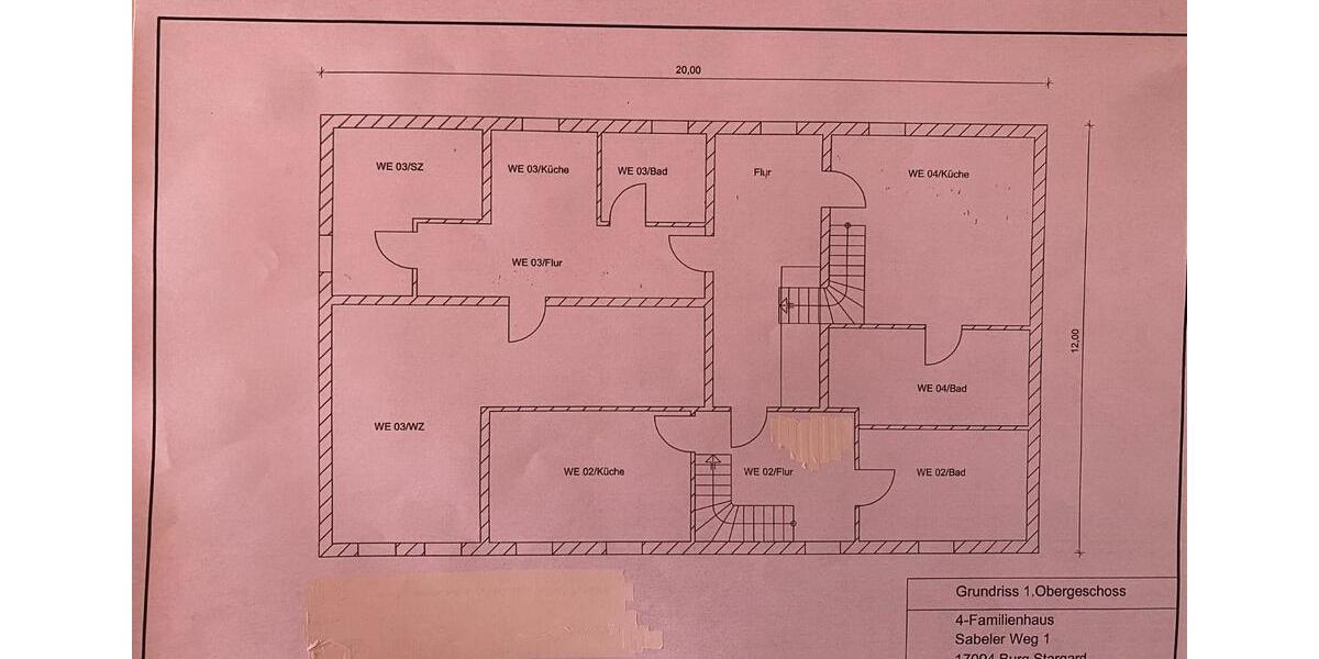 Mehrfamilienhaus, Wohnhaus Burg Stargard - 8 Zimmer, 281 m&sup2;, 335.000&euro; | Angebot:26110362