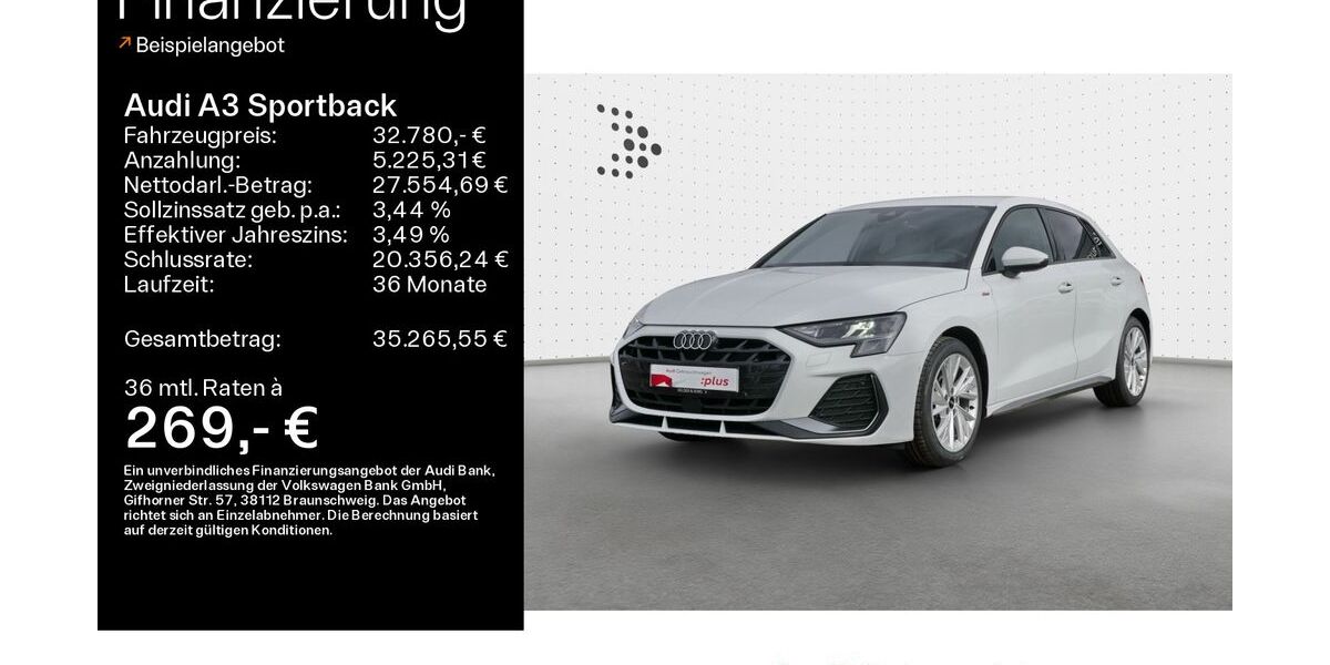 Audi A3 24.914 km 32.780 &euro; Schweinfurt 97424
