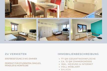Zimmer Duisburg Mittelmeiderich - 575&euro; | Angebot:25166167