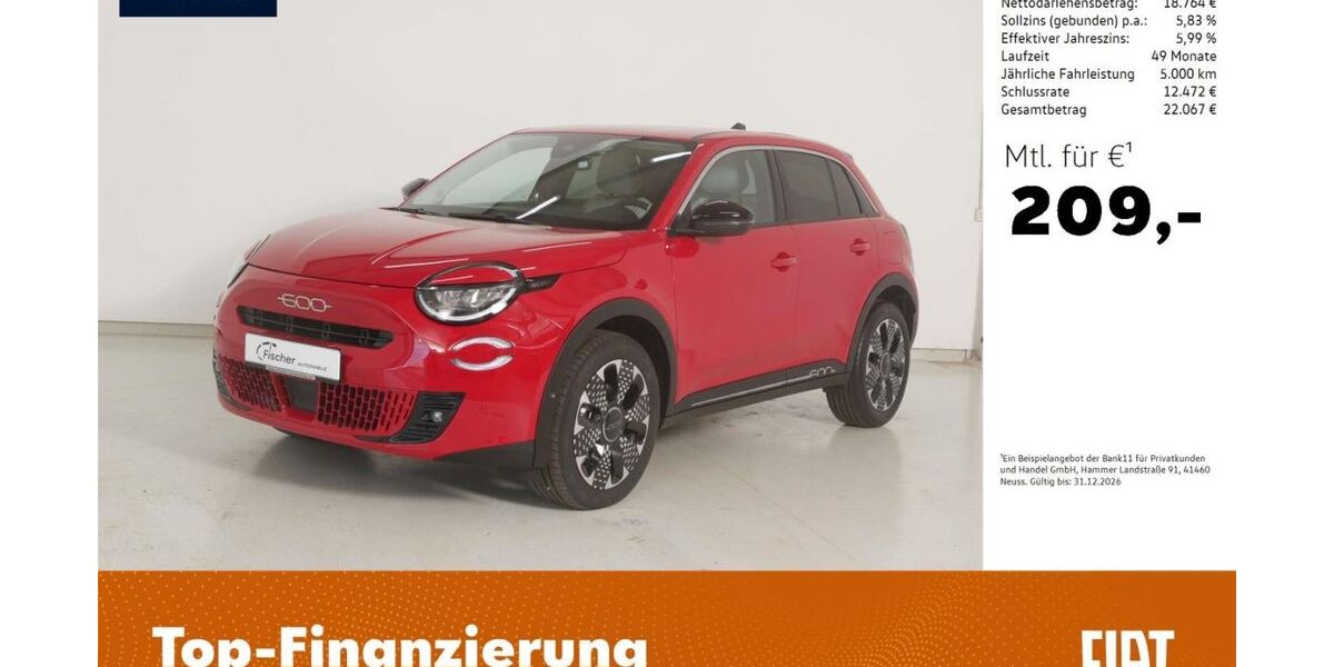 Fiat 600 19.327 km 19.880 &euro; Pilsach 92367