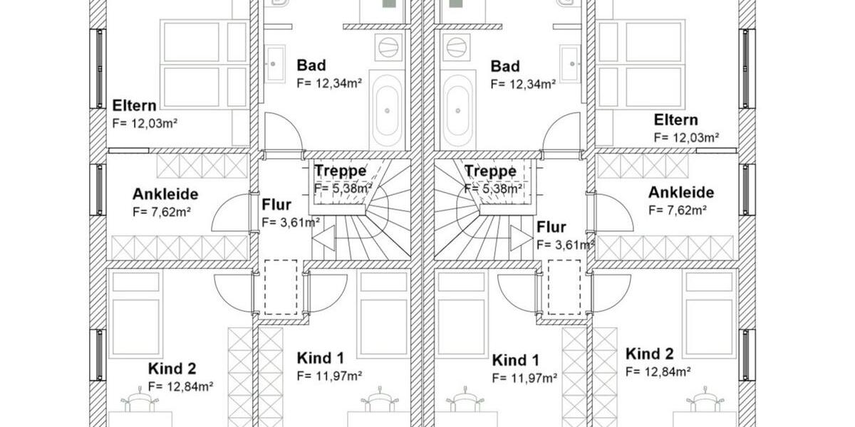 Doppelhaushälfte Ergoldsbach Langenhettenbach - 5 Zimmer, 120 m&sup2;, 1.400&euro; | Angebot:24844307