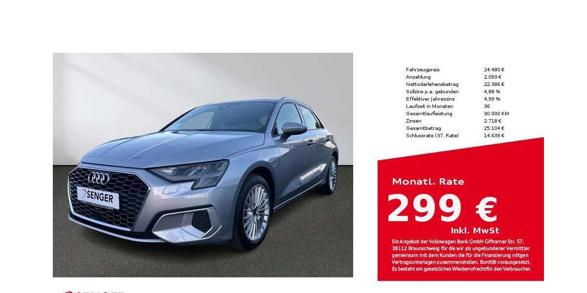Audi A3 26.288 km 24.480 &euro; Münster 48153
