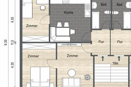 Wohnung Erfurt Daberstedt - 3 Zimmer, 62 m&sup2;, 750&euro; | Angebot:25576409