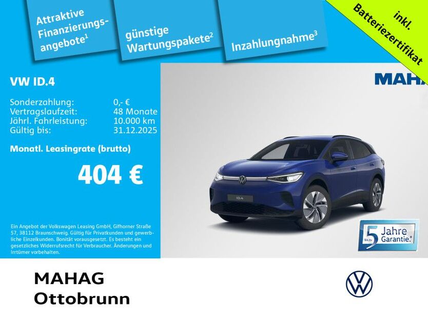 VW ID.4 7.949 km 39.980 € Ottobrunn 85521