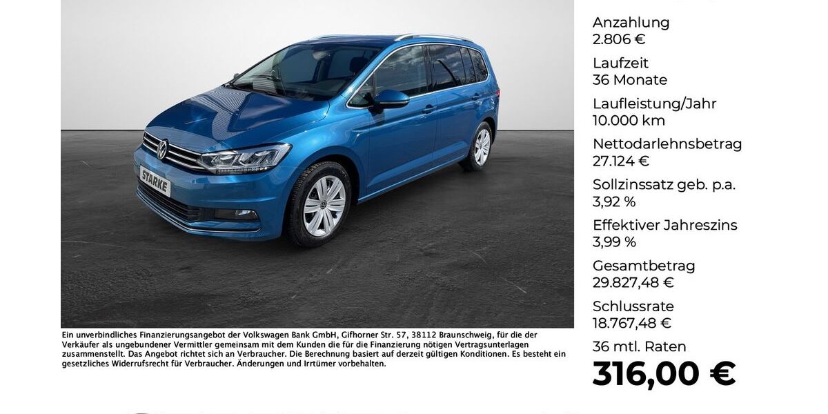 VW Touran 67.276 km 29.930 &euro; Vechta 49377
