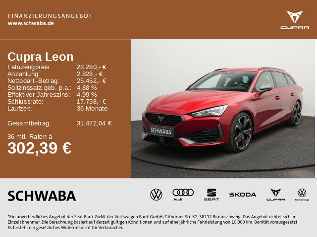 Cupra Leon 53.600 km 28.280 &euro; Gersthofen 86368