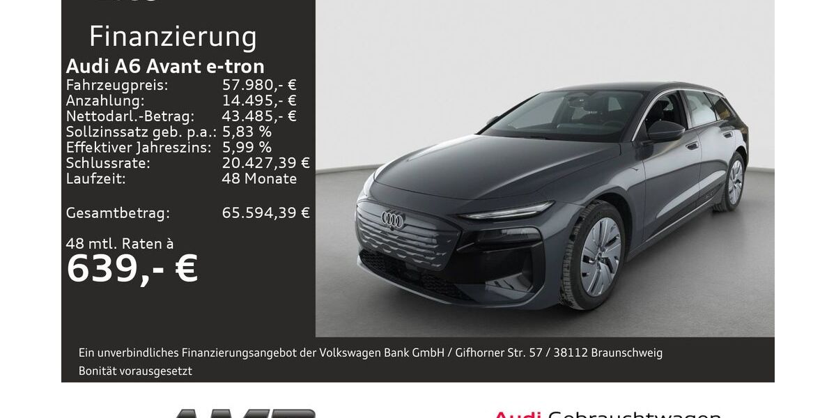 Audi A6 e-tron 11.670 km 57.980 &euro; Borna 04552